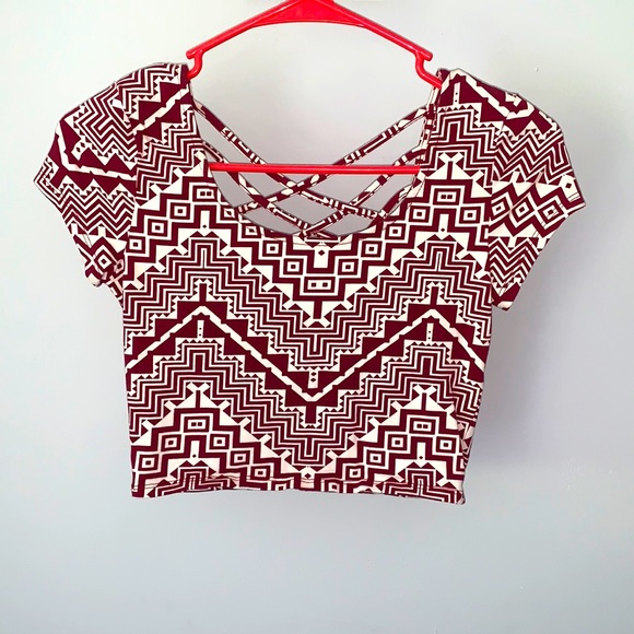 Aztec Crop Top - Picture 1 of 2